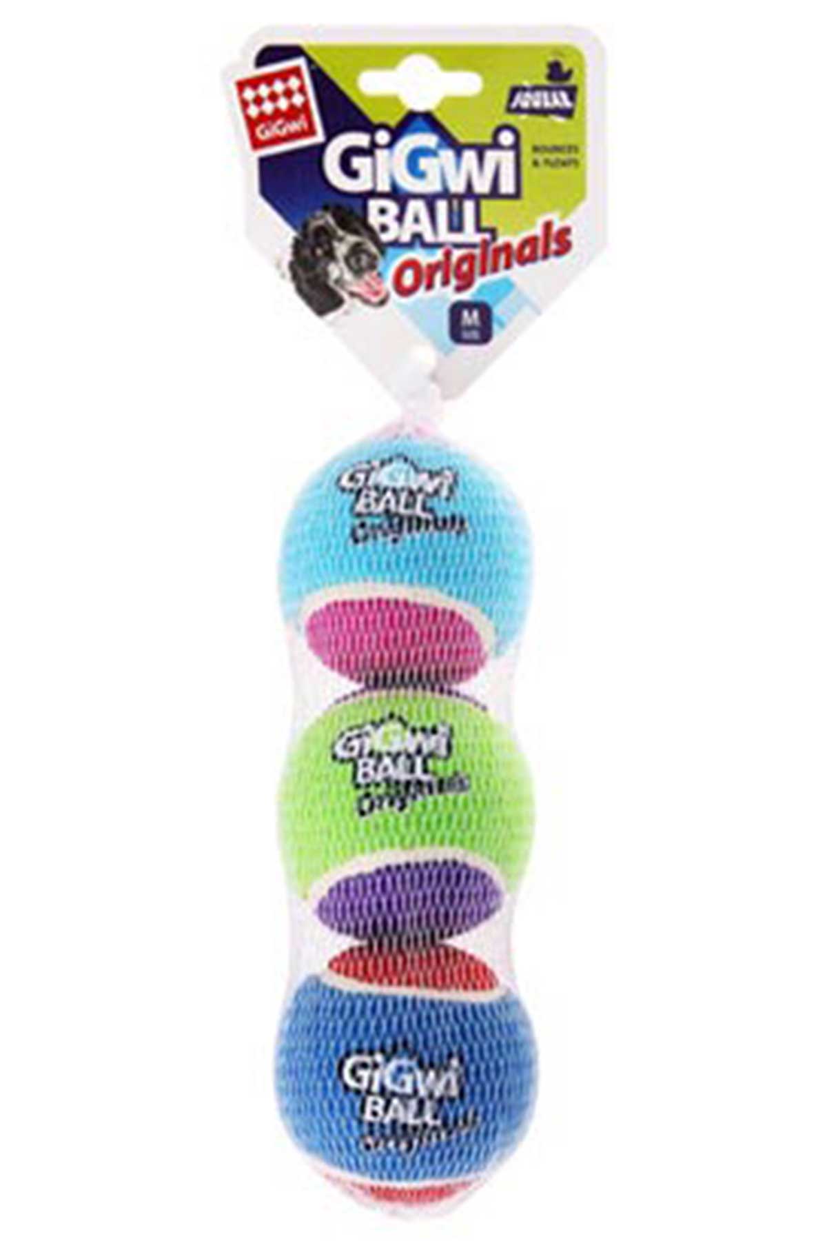 Gigwi Ball Tenis Topu 3lü 6 cm Köpek Oyuncağı