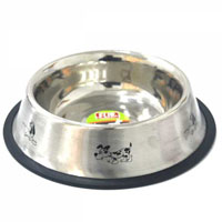 FLIP - Flip Köpekler İçin Figürlü Çelik Mama ve Su Kabı 15cm 230ml