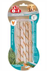 8 IN 1 - 8in1 Delights Pro Dental Köpekler için Ağız Bakım Çubuğu 10 Adet