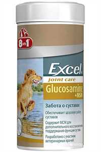 8 IN 1 - 8in1 Excel Glucosamine MSM Köpeklerin Eklem Sağlığı için Tablet 55 Adet 8 IN 1 - 8in1 Excel Glucosamine MSM Köpeklerin Eklem Sağlığı için Tablet 55 Adet