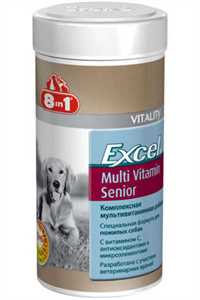 8 IN 1 - 8in1 Excel Yaşlı Köpekler için Multivitamin Tablet 70 Adet 8 IN 1 - 8in1 Excel Yaşlı Köpekler için Multivitamin Tablet 70 Adet