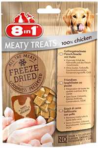 8 IN 1 - 8in1 Meaty Treats Tavuklu Kurutulmuş Tahılsız Köpek Ödül Maması 50gr 8 IN 1 - 8in1 Meaty Treats Tavuklu Kurutulmuş Tahılsız Köpek Ödül Maması 50gr