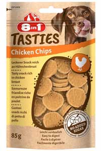 8 IN 1 - 8in1 Tasties Chicken Chips Tavuk Cipsi Köpek Ödülü 85 Gr 8 IN 1 - 8in1 Tasties Chicken Chips Tavuk Cipsi Köpek Ödülü 85 Gr