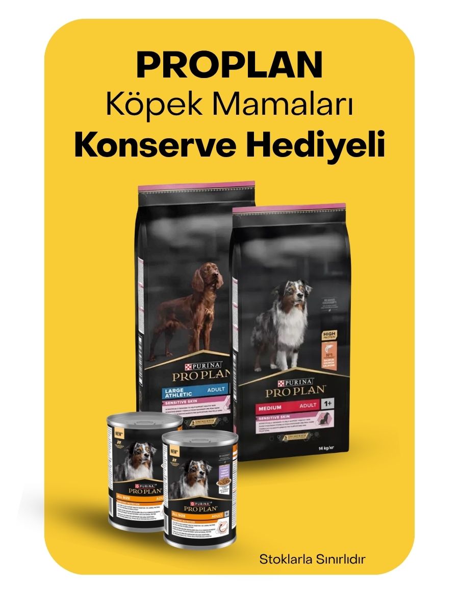 Proplan köpek mamaları konserve hediyeli