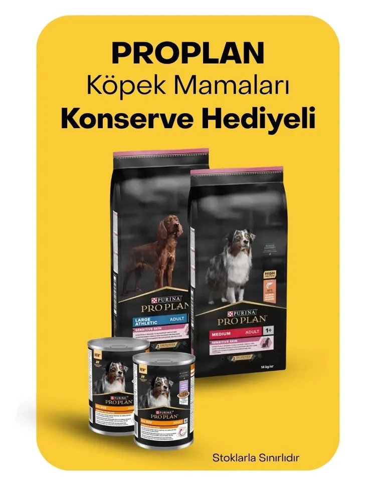 Proplan köpek mamaları konserve hediyeli