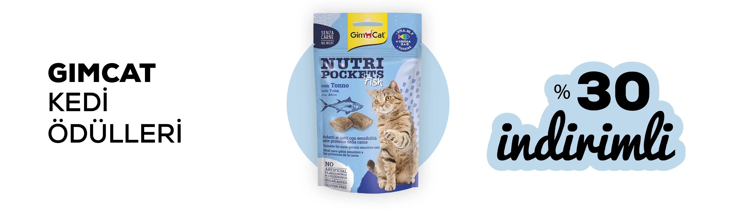 Gimcat kedi ödülleri %30 indirimli