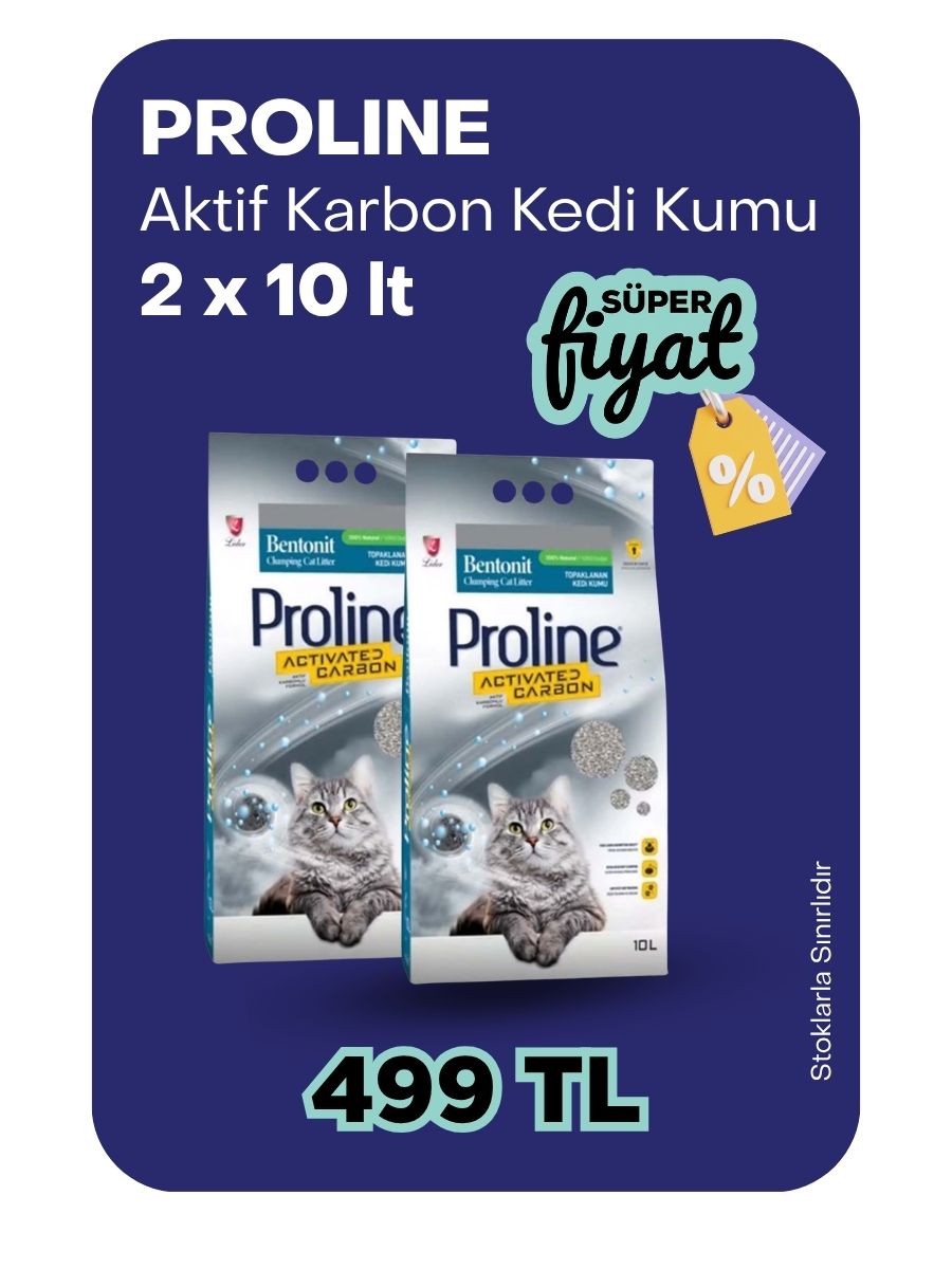 Proline kedi kumu süper fiyat