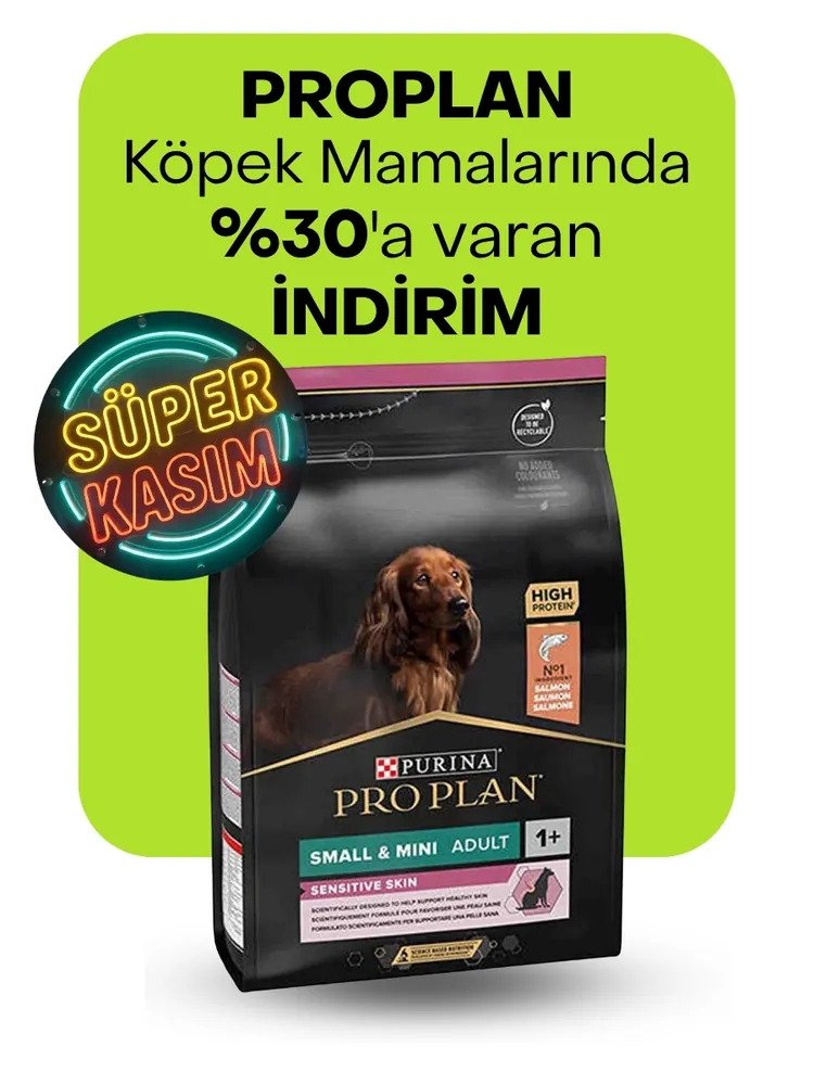 Proplan köpek mamalarında %30'a varan indirim