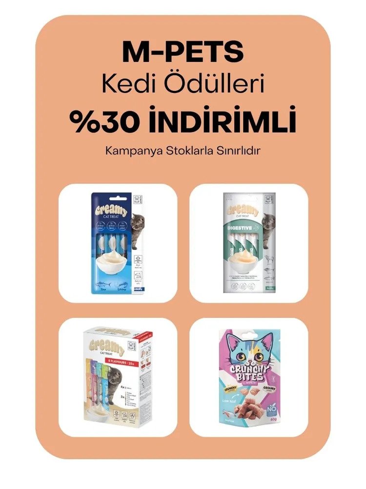 M-Pets kedi ödülleri %30 indirimli