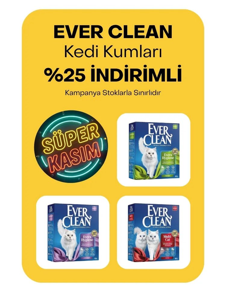 Ever Clean kedi kumları %25 indirimli
