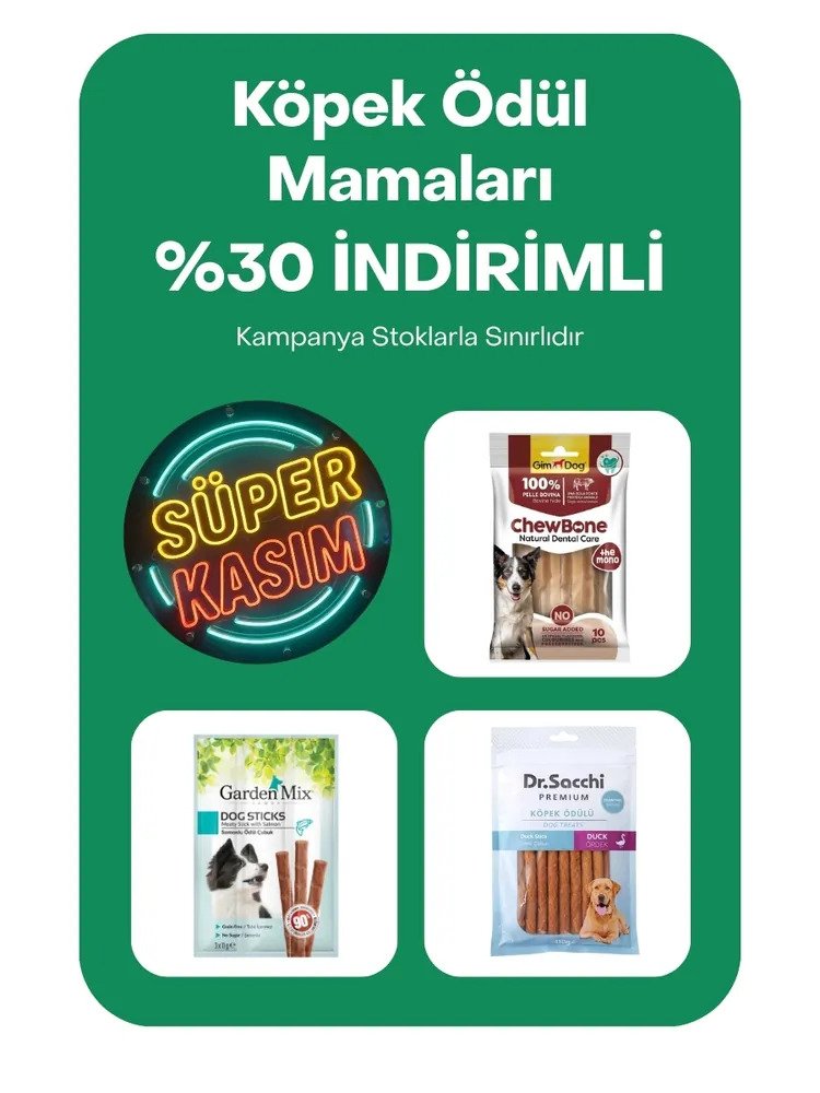 Köpek ödül mamaları %30 indirimli