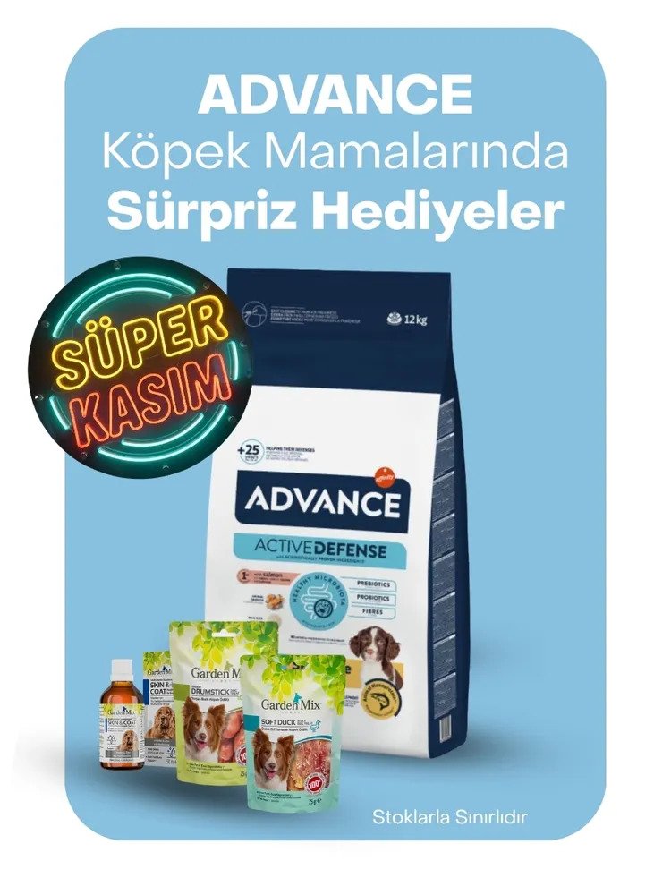 Advance köpek mamalarında sürpriz hediyeler