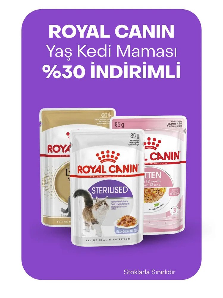 Royal Canin yaş kedi mamaları %30 indirimli