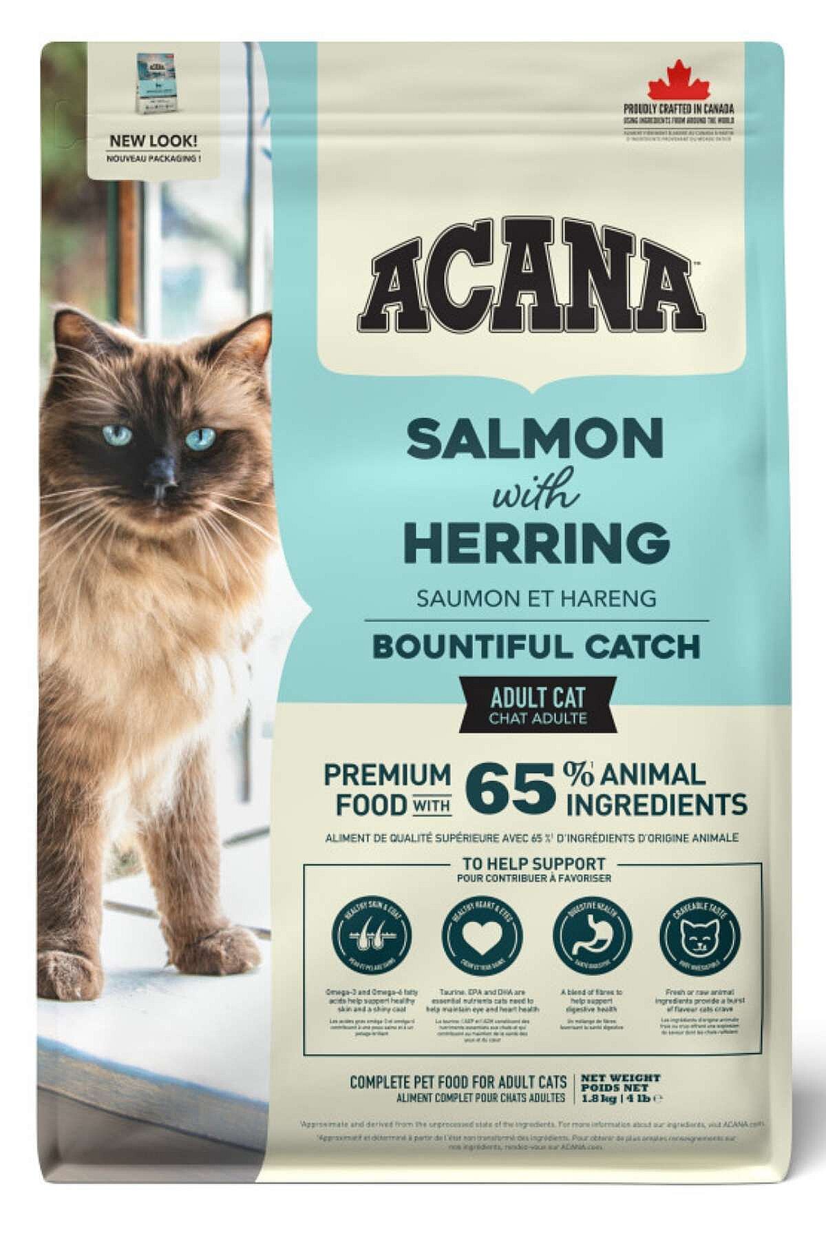 Acana Bountiful Catch Somonlu Yetişkin Kedi Maması 1,8kg
