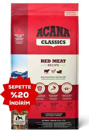 ACANA - Acana Classics Red Meat Düşük Tahıllı Köpek Maması 14,5kg