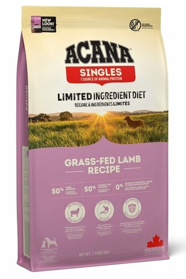 Acana Grass Fed Lamb Tahılsız Kuzu Etli ve Elmalı Yetişkin Köpek Maması 17kg - 1