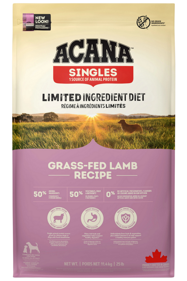 Acana Grass Fed Lamb Tahılsız Kuzu Etli ve Elmalı Yetişkin Köpek Maması 11,4kg
