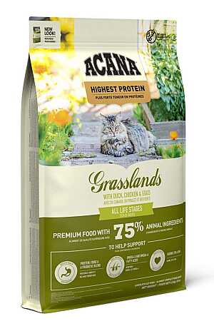 Acana Grasslands Kümes Hayvanlı Tüm Irk ve Yaşam Evreleri için Kedi Maması 4,5kg