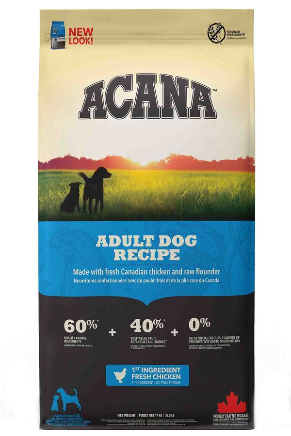 Acana Adult Dog Tahılsız Tavuk ve Balıklı Yetişkin Köpek Maması 17kg Acana Adult Dog Tahılsız Tavuk ve Balıklı Yetişkin Köpek Maması 17kg