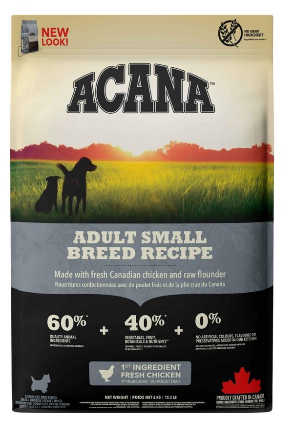 Acana Heritage Adult Small Breed Tahılsız Küçük Irk Yetişkin Köpek Maması 6kg