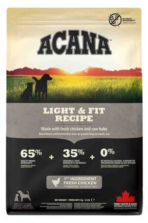 ACANA - Acana Heritage Light & Fit Tahılsız Diyet Yetişkin Köpek Maması 2kg ACANA - Acana Heritage Light & Fit Tahılsız Diyet Yetişkin Köpek Maması 2kg