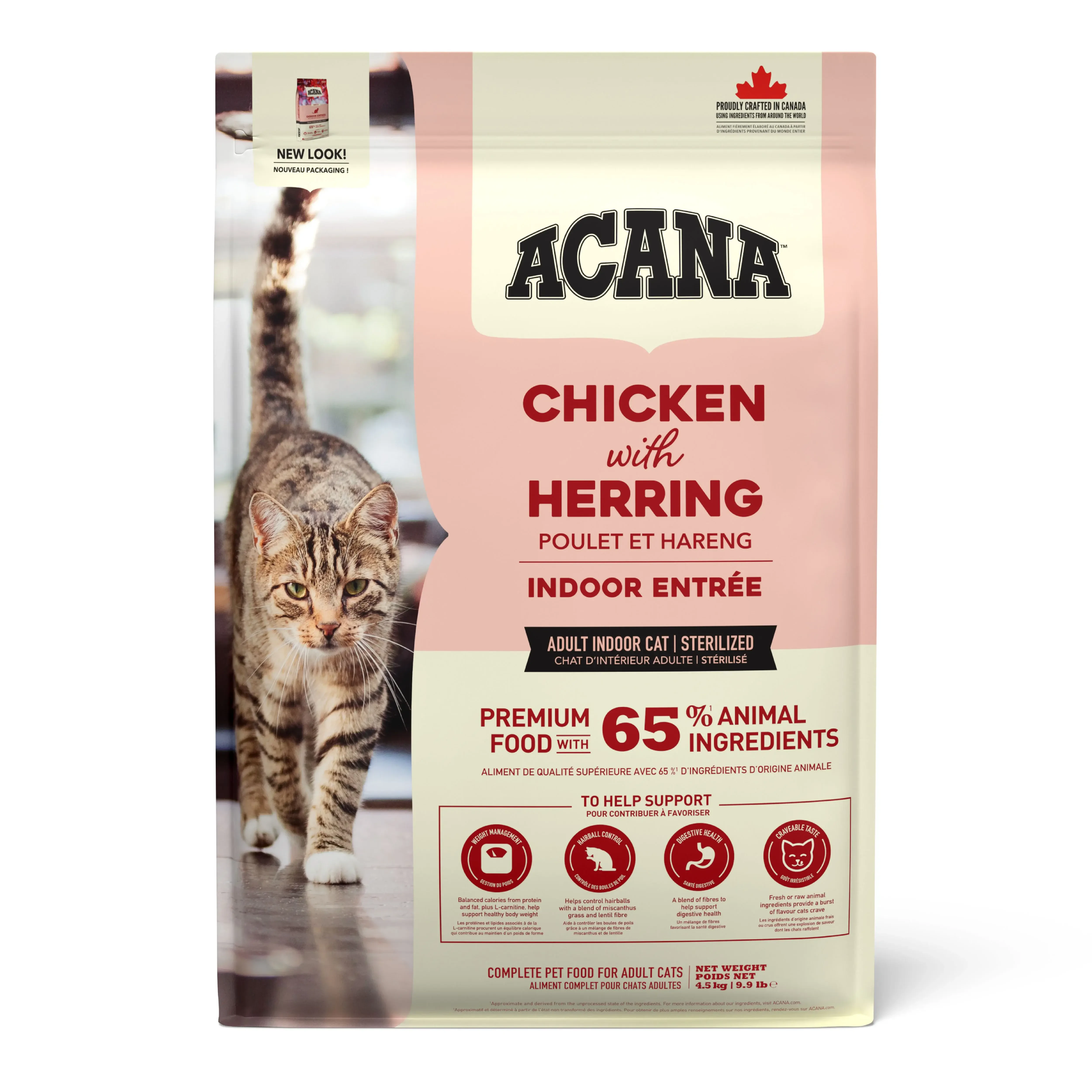 ACANA - Acana Indoor Entree Tavuk ve Hindi Etli Kısırlaştırılmış Kedi Maması 4,5kg