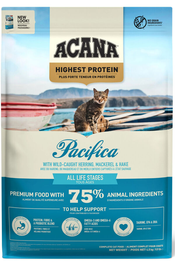 Acana Pacifica Balıklı Tüm Irk ve Yaşam Evreleri için Kedi Maması 4,5kg