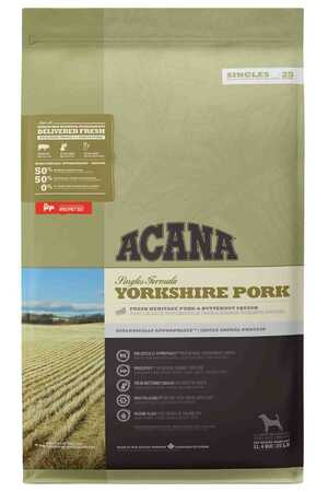 ACANA - Acana Singles Yorkshire Pork Domuz Etli Köpek Maması 11,4kg ACANA - Acana Singles Yorkshire Pork Domuz Etli Köpek Maması 11,4kg