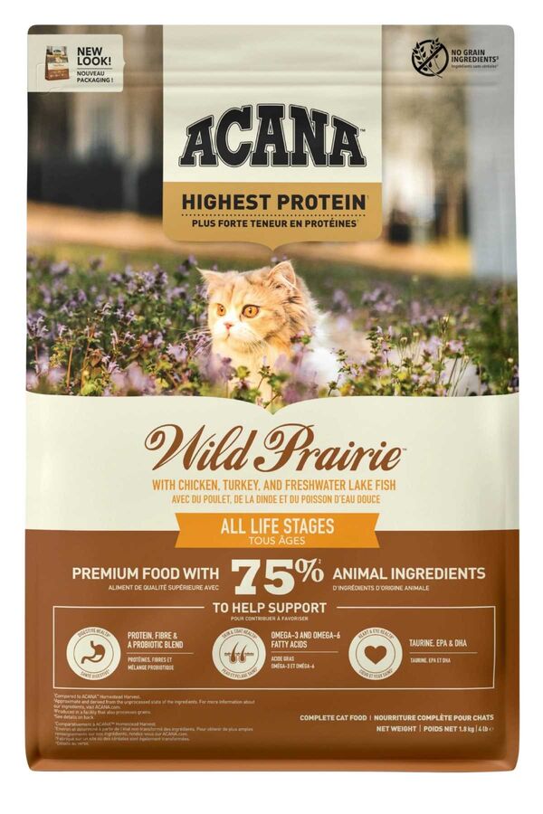 Acana Wild Prairie Tüm Irklar için Kedi Maması 1,8kg - 1