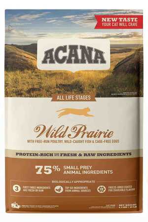 ACANA - Acana Wild Prairie Tahılsız Tavuklu ve Balıklı Kedi Maması 4,5kg ACANA - Acana Wild Prairie Tahılsız Tavuklu ve Balıklı Kedi Maması 4,5kg