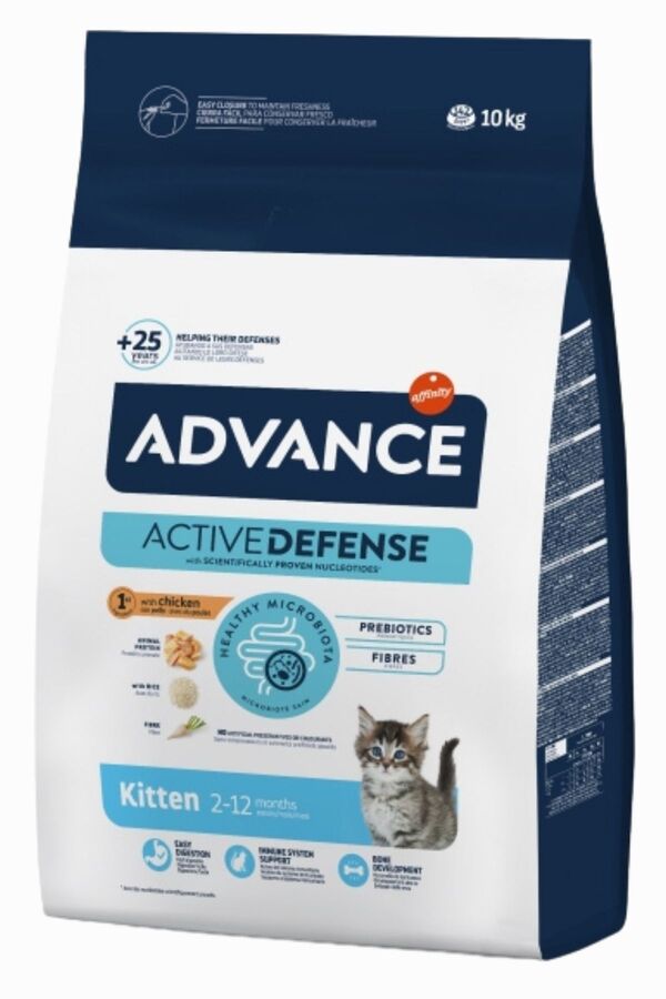 Advance Kitten Tavuklu ve Pirinçli Yavru Kedi Maması 10kg