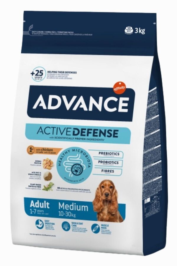 Advance Tavuklu Orta Irk Yetişkin Köpek Maması 3kg