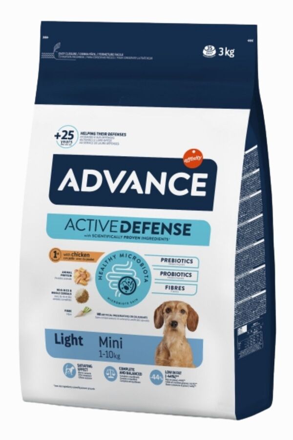 Advance Light Tavuklu Küçük Irk Diyet Köpek Maması 3kg