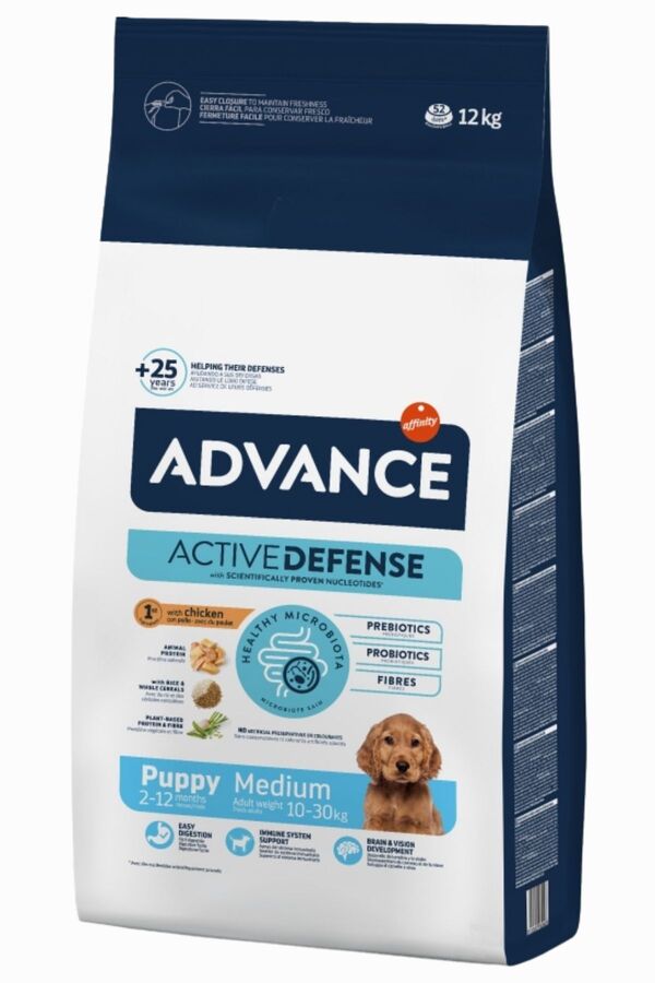 Advance Puppy Tavuklu Orta Irk Yavru Köpek Maması 12kg - 1
