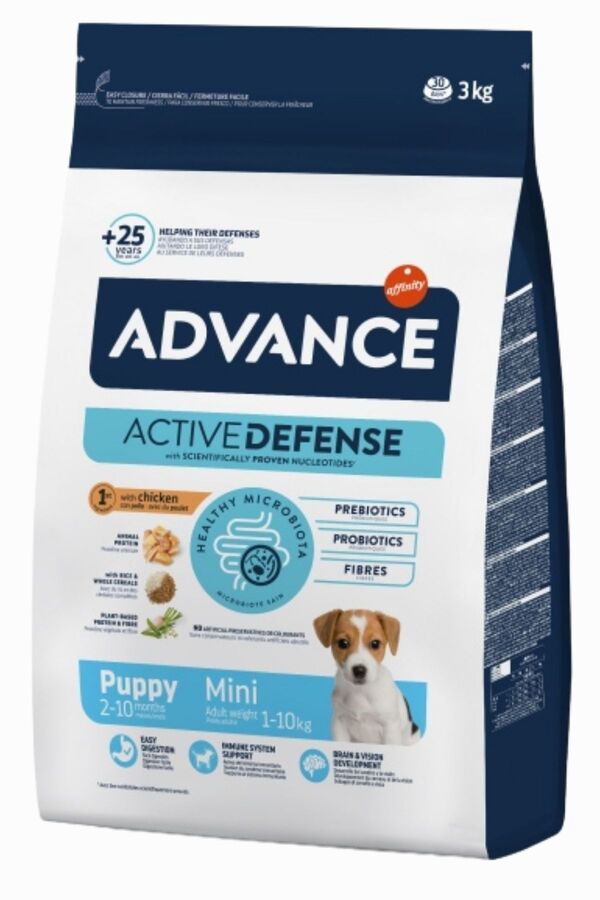 Advance Puppy Tavuk ve Pirinçli Küçük Irk Yavru Köpek Maması 3kg - 1