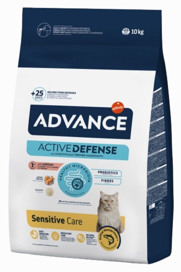 Advance Sensitive Somonlu Yetişkin Kedi Maması 10kg