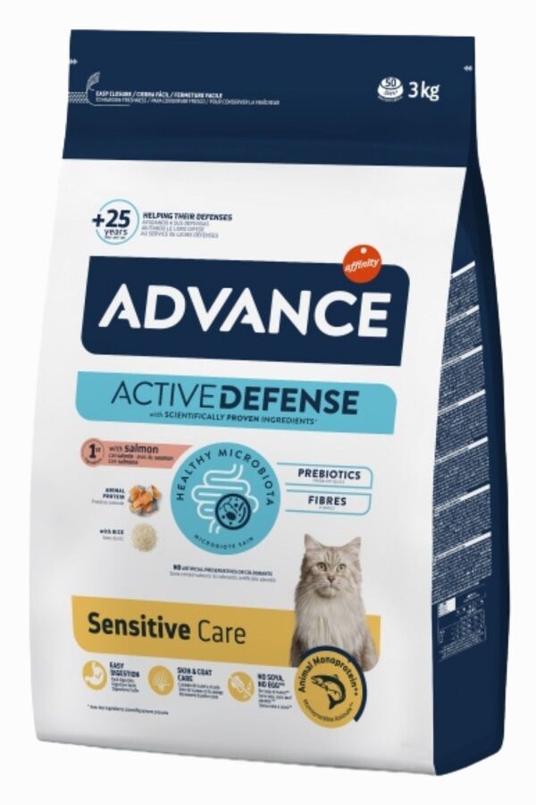 Advance Sensitive Somonlu Yetişkin Kedi Maması 3kg