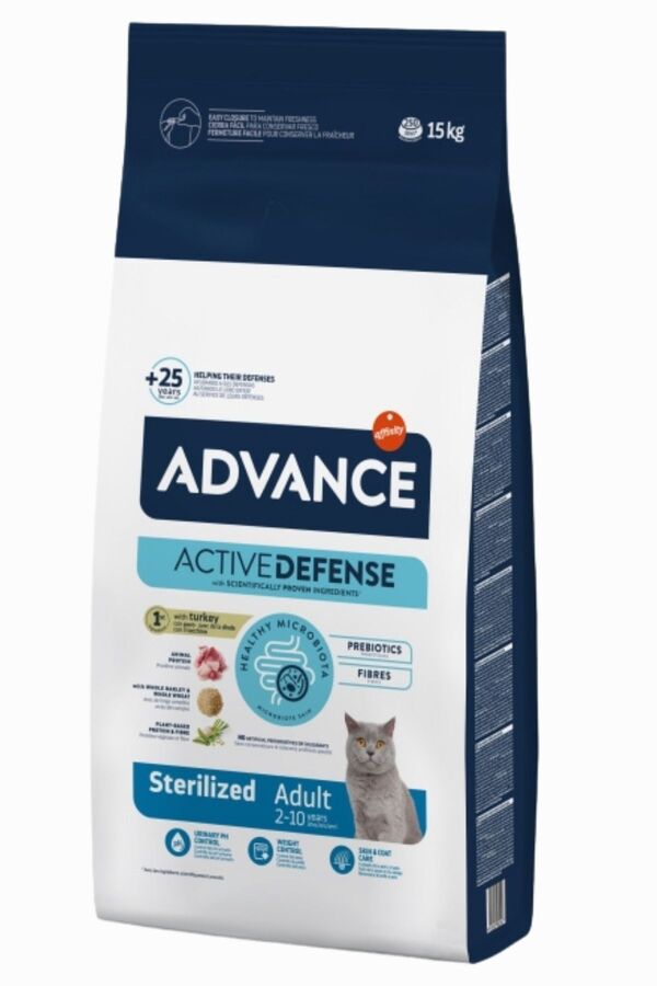 Advance Sterilised Hindili Kısırlaştırılmış Kedi Maması 15kg