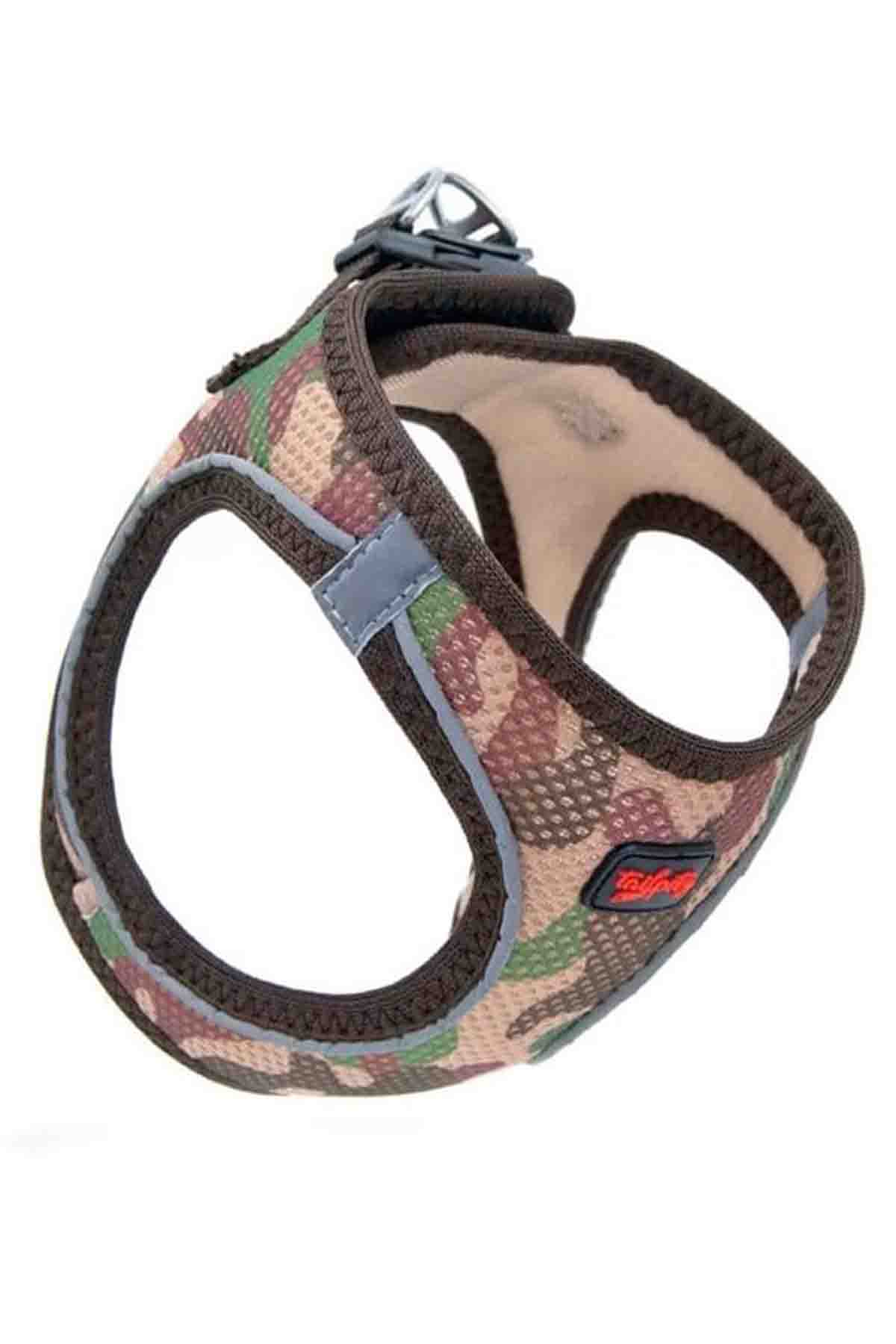 Tailpetz Air Mesh Harness Kamuflaj Köpek Göğüs Tasması 3XS