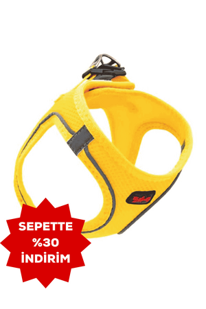 Tailpetz AirMesh Harness Yellow Göğüs Tasması XL - Thumbnail