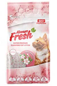 EvineMama - Always Fresh Bebek Pudralı Topaklanan Kedi Kumu 5lt