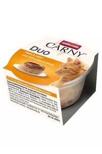 ANIMONDA - Animonda Carny Duo Tavuk ve Ciğer Jöleli Kedi Konservesi 70gr