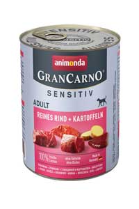 ANIMONDA - Animonda Gran Carno Sensitive Sığır Etli Ve Patatesli Yetişkin Köpek Konservesi 400gr ANIMONDA - Animonda Gran Carno Sensitive Sığır Etli Ve Patatesli Yetişkin Köpek Konservesi 400gr
