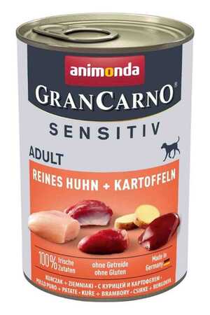ANIMONDA - Animonda Gran Carno Sensitive Tavuklu Ve Patatesli Yetişkin Köpek Konservesi 400gr