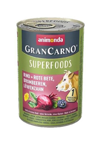 ANIMONDA - Animonda Gran Carno Superfoods Sığır Etli Pancar Ve Böğürtlenli Yetişkin Köpek Konservesi 400gr ANIMONDA - Animonda Gran Carno Superfoods Sığır Etli Pancar Ve Böğürtlenli Yetişkin Köpek Konservesi 400gr