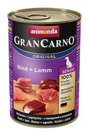 ANIMONDA - Animonda Gran Carno Senior Sığır Etli ve Kuzulu Yaşlı Köpek Konservesi 400gr ANIMONDA - Animonda Gran Carno Senior Sığır Etli ve Kuzulu Yaşlı Köpek Konservesi 400gr