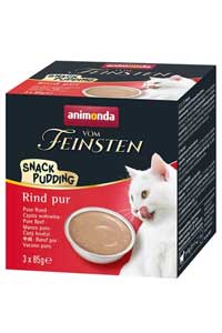 ANIMONDA - Animonda Vom Feinsten Snack Pudding Biftekli 3x85g