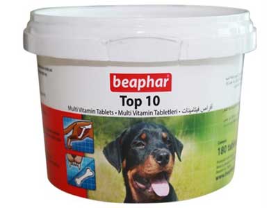 BEAPHAR - Beaphar Top 10 Köpekler İçin MultiVitamin Tableti 180 Adet BEAPHAR - Beaphar Top 10 Köpekler İçin MultiVitamin Tableti 180 Adet
