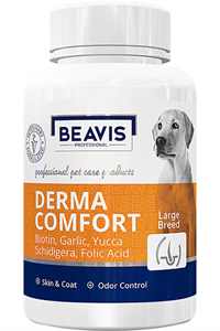 BEAVIS - Beavis Derma Comfort Büyük Irk Köpekler İçin Biotin ve Probiyotik Katkılı Sarımsaklı Bira Mayası Destekli 75gr 150 Tablet BEAVIS - Beavis Derma Comfort Büyük Irk Köpekler İçin Biotin ve Probiyotik Katkılı Sarımsaklı Bira Mayası Destekli 75gr 150 Tablet