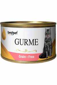 BESTPET - Best Pet Gurme Tahılsız Jöleli Somonlu Kısırlaştırılmış Kedi Konservesi 100gr BESTPET - Best Pet Gurme Tahılsız Jöleli Somonlu Kısırlaştırılmış Kedi Konservesi 100gr